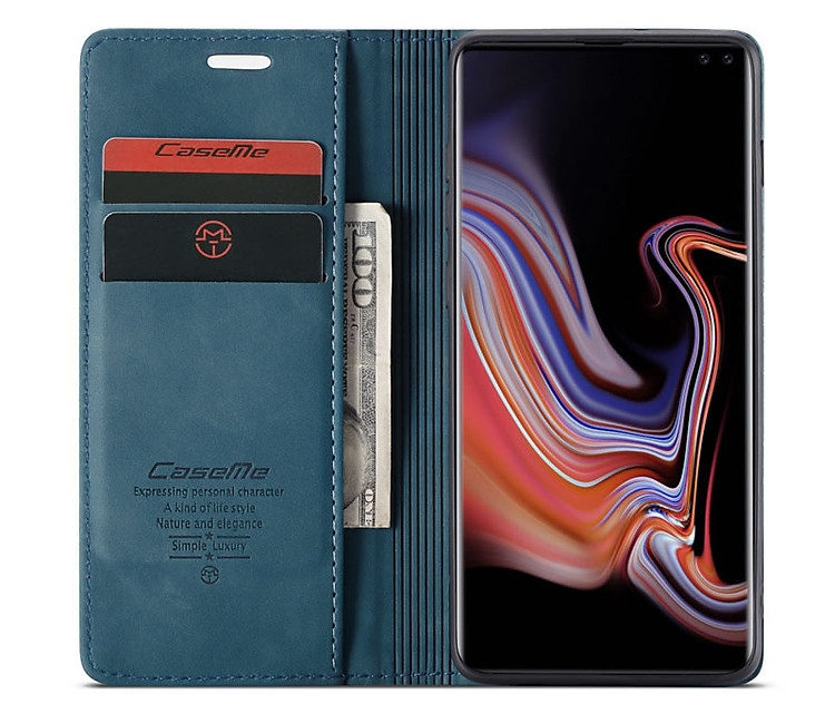 CaseMe Samsung Galaxy S10 Plus Leather Wallet Case