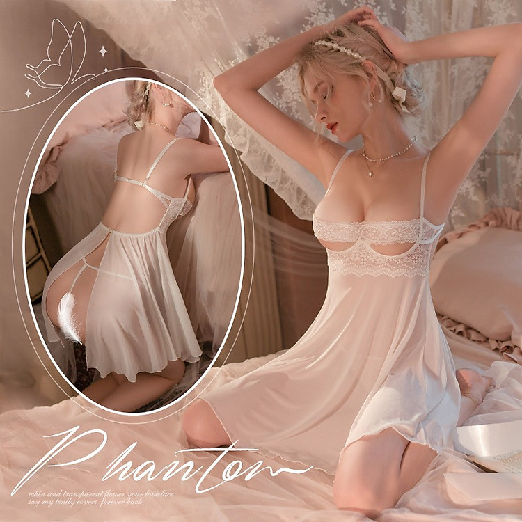 Đầm Ngủ Lụa Thiết Kế Nữ Tính