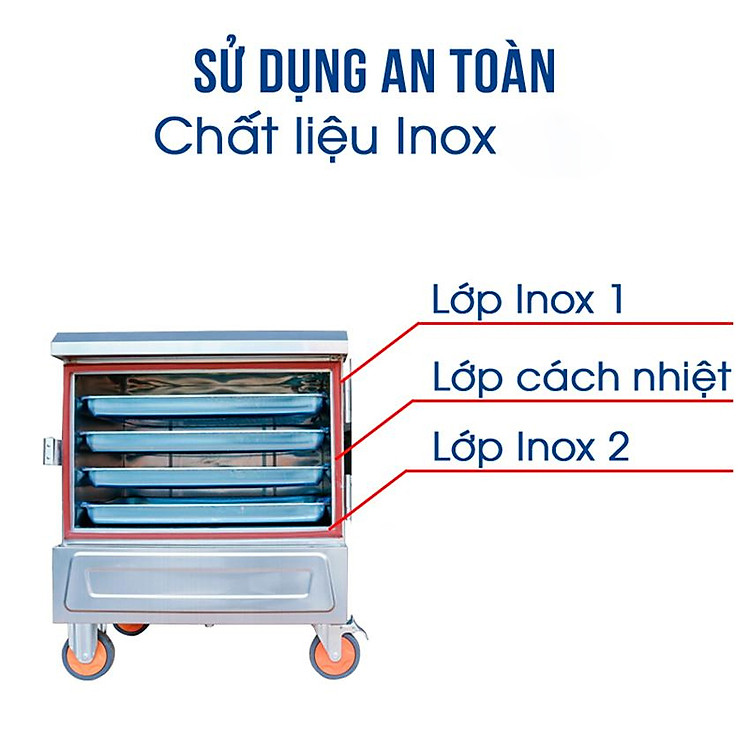 Tủ nấu cơm bằng điện 4 khay NewSun (12 kg/mẻ) - Không tủ điều khiển (Ảnh 17)