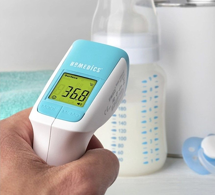 Nhiệt kế hồng ngoại không tiếp xúc USA chứng nhận FDA Hoa Kỳ HoMedics TE-350-EU 4