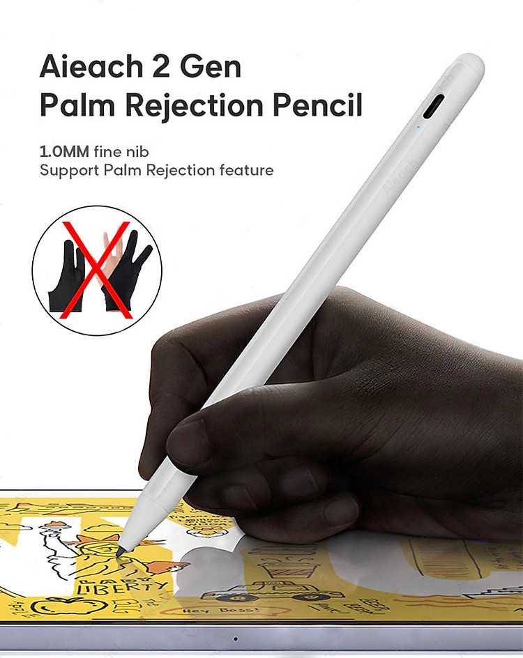 Bút cảm ứng stylus cho iPad Aturos IQS dùng như Apple Pencil