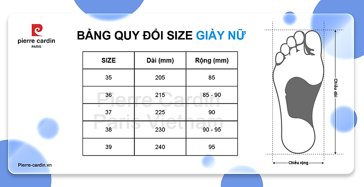 Size Nữ Pierre Cardin