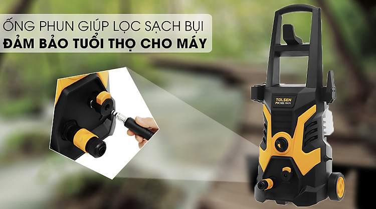 Máy phun xịt rửa áp lực cao Tolsen 79571 1800W - Ống phun sạch bụi