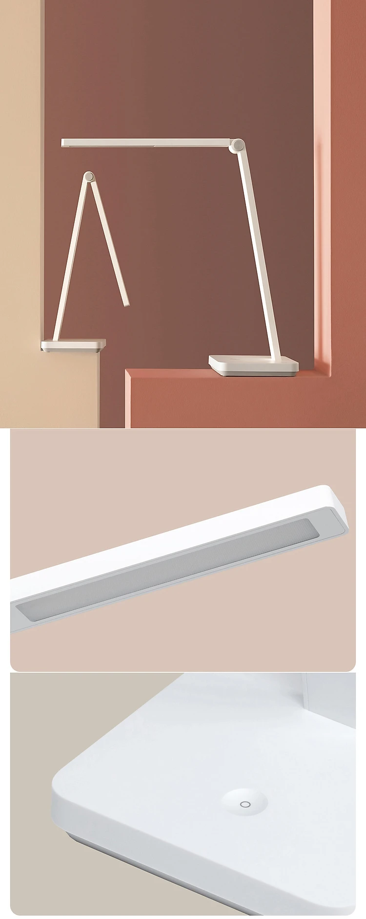 Original XIAOMI Mijia Table Lamp Lite Intelligent LED Desk Lamp Eye Protection 4000K 500 Lumens Dimming Table Light