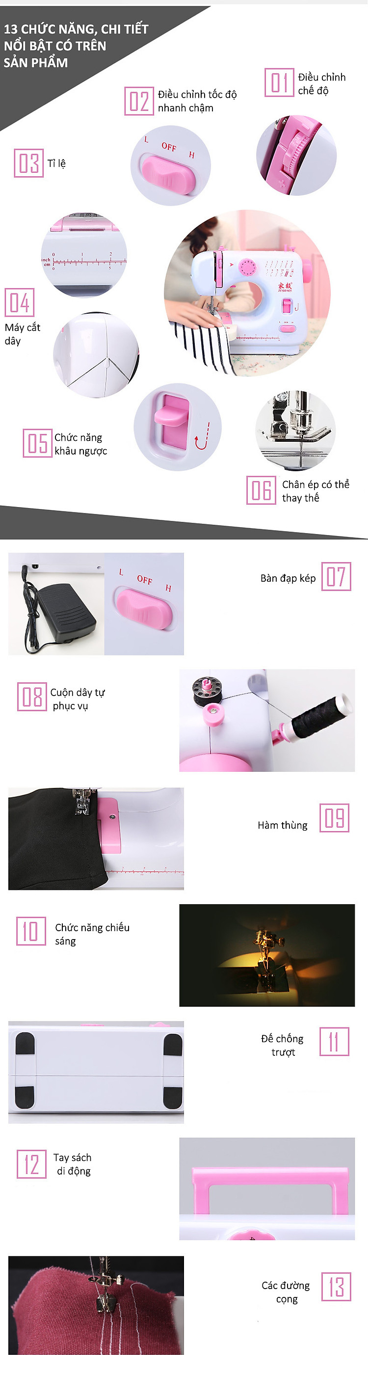 Máy máy mini gia đình JYSM-605 