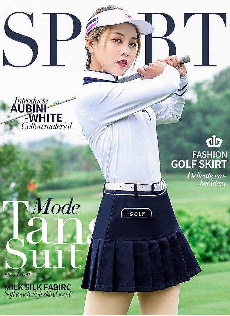 Quần short golf PGm Quần nữ bằng chứng Váy bằng vải cotton Mềm mại thoáng khí và thấm mồ hôi Váy Qz041