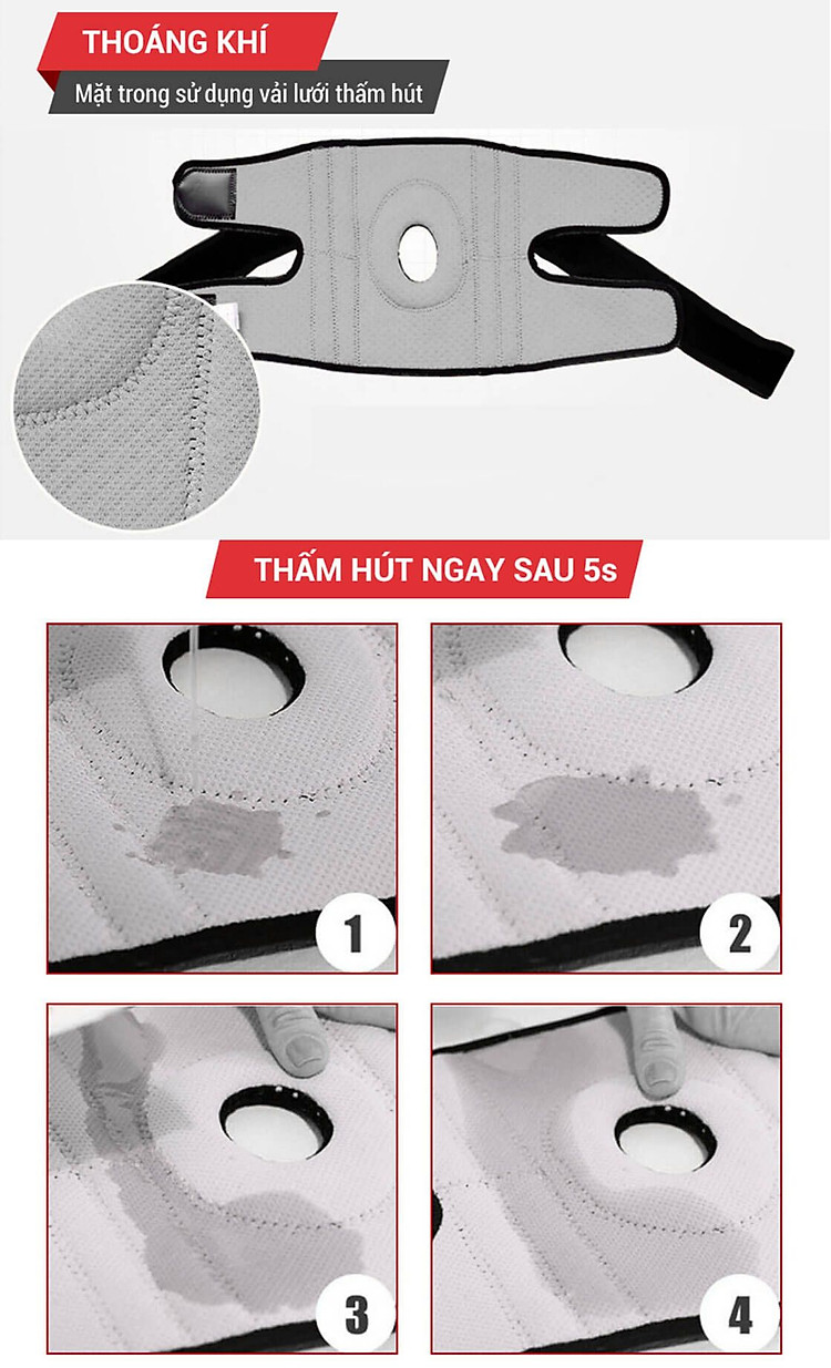 Băng đầu gối, bảo vệ khớp gối GoodFit GF512K