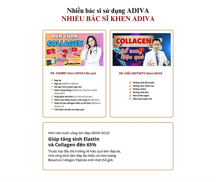 2 hộp nước uống làm đẹp collagen adiva 14 lọ hộp tặng 1 sữa tắm adiva 6