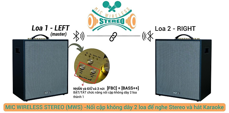 Công nghệ Mic Wireless Stereo