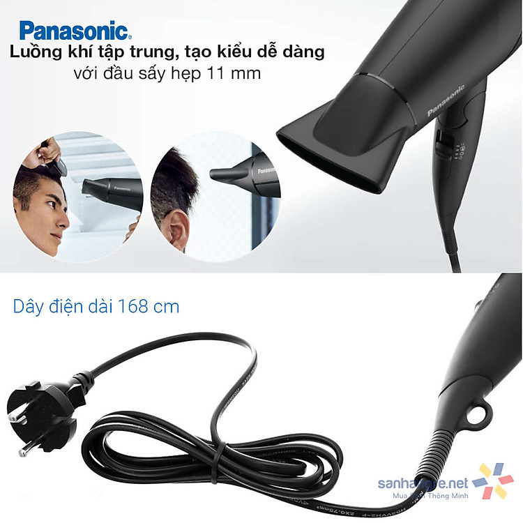 Máy sấy tóc gấp gọn Panasonic EH-ND65-K645 công suất 2300W sản xuất Thái Lan