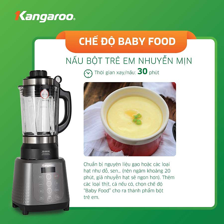 Hướng dẫn cách sử dụng máy làm sữa hạt Kangaroo Hướng dẫn cách sử dụng máy làm sữa hạt Kangaroo