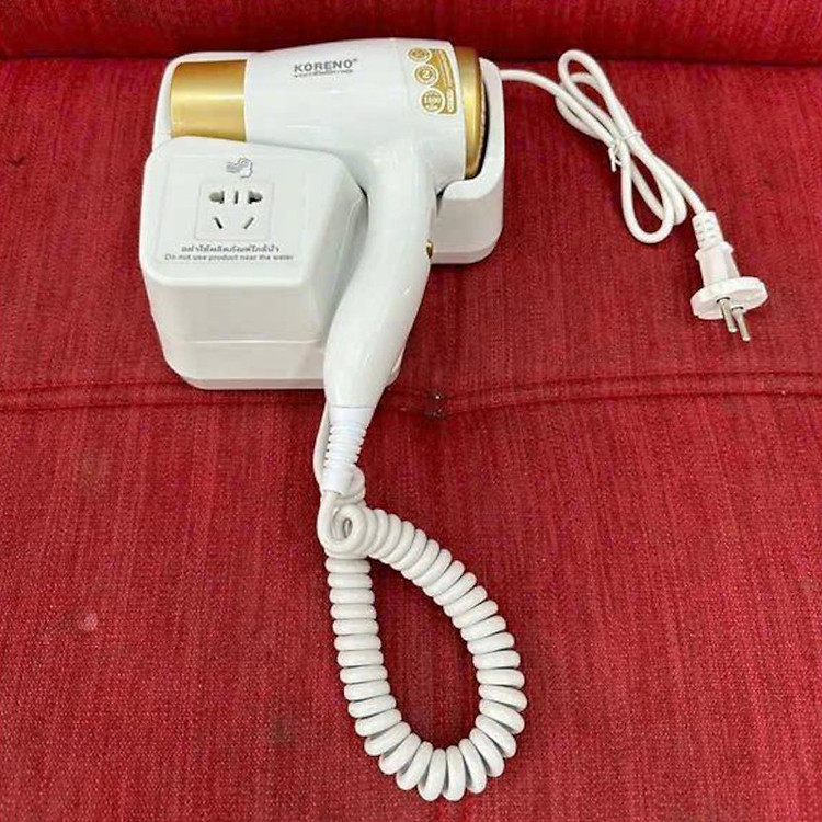 Máy sấy tóc treo tường Koreno Thái Lan KN-518 công suất 1800W