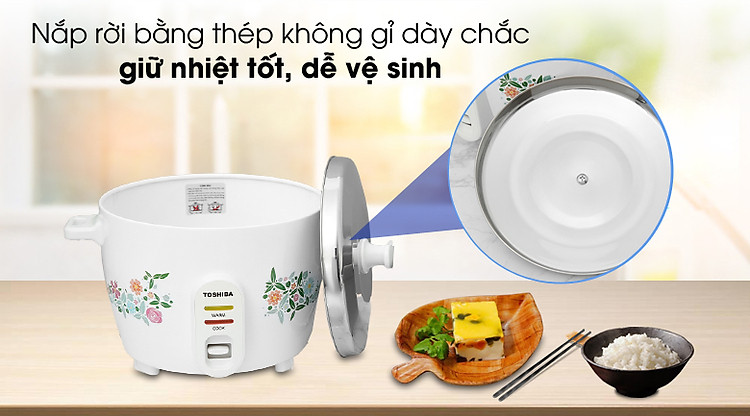 Nắp inox - Nồi cơm nắp rời Toshiba RC-18MH1PV(W) 1.8 lít Nắp inox - Nồi cơm nắp rời Toshiba RC-18MH1PV(W) 1.8 lít