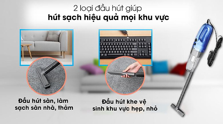 Đầu hút - Máy hút bụi cầm tay Shimono SVC1016C. Đầu hút - Máy hút bụi cầm tay Shimono SVC1016C.