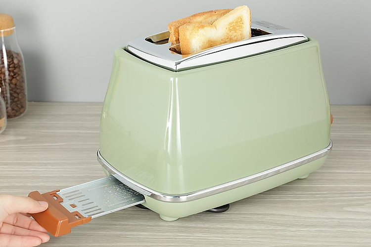 Máy nướng bánh mì Delonghi CTOV2103.GR - Khay chứa vụn