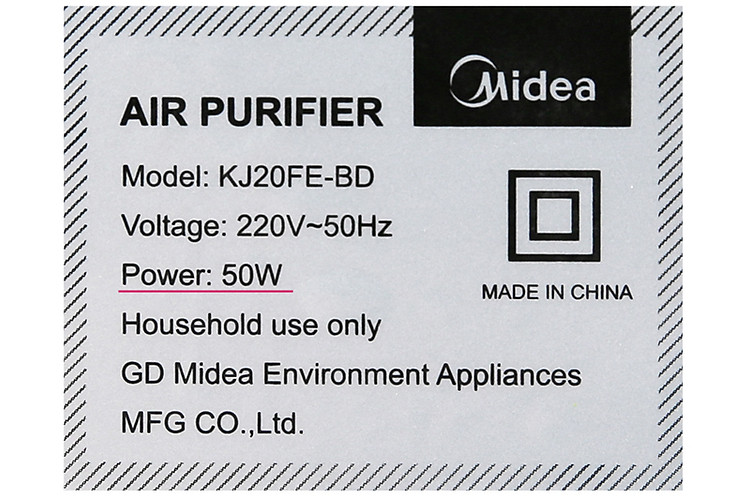 Làm mát tốt - Máy lọc không khí Midea KJ20FE-BD