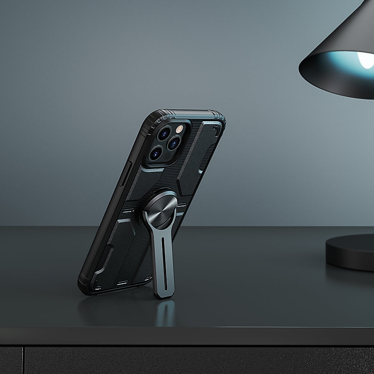 Ốp lưng chống sốc cho iPhone 12 Pro Max 6.7 inch chống sốc kiêm giá đỡ hiệu Nillkin Medley chống sốc cực tốt, chất liệu cao cấp, kiêm giá đỡ cho điện thoại - hàng chính hãng
