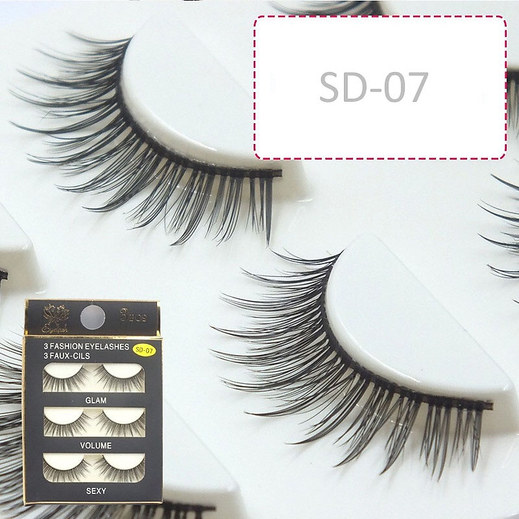 Lông Mi Chồn Mi Giả 3D siêu tự nhiên (Hộp 3 cặp) 7