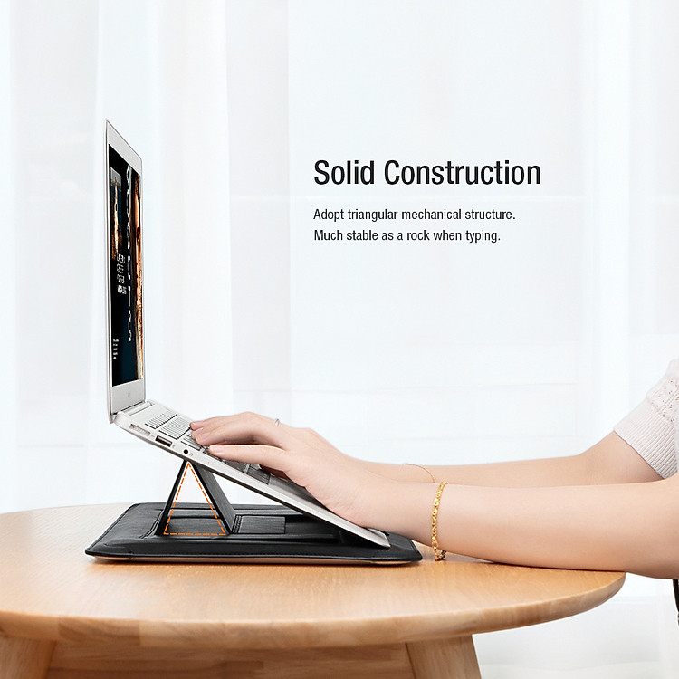 Bao da, Túi đựng Nillkin Versatile Laptop Sleeve Water Ripple 14inch 16inch dành cho Macbook Air / Macbook Pro 13 / Surface Laptop / Laptop 13.3inch / Macbook Pro 16 / Laptop 16inch / Laptop Asus / Dell XPS  - Hàng Nhập Khẩu