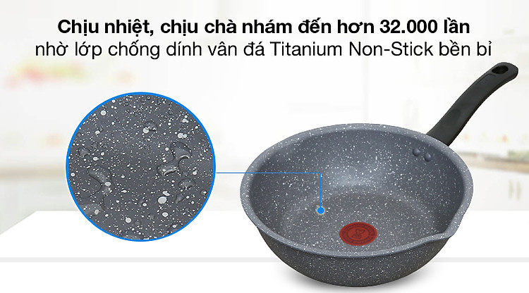 Chống dính bền bỉ - Tefal Cook Healthy G1348495