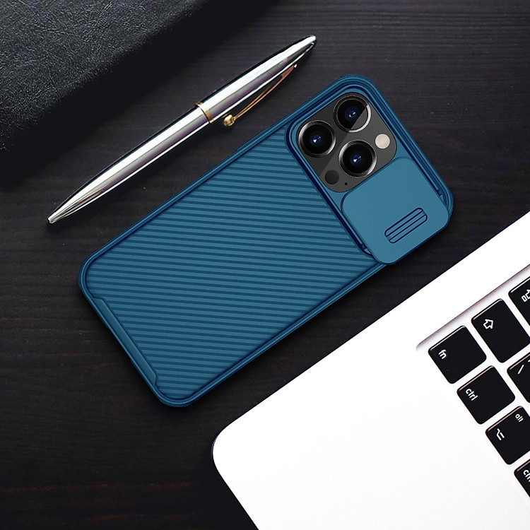 Ốp Nillkin bảo vệ Camera cho iPhone 13 / 13 Pro / 13 Pro Max Nillkin Camshield PRO nắp đậy bảo vệ Camera - Hàng nhập khẩu