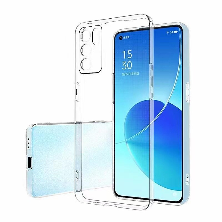 Ốp lưng silicon dẻo trong suốt mỏng 0.6mm cho Oppo 6 / Reno 6Z / Reno 6 5G hiệu Ultra Thin