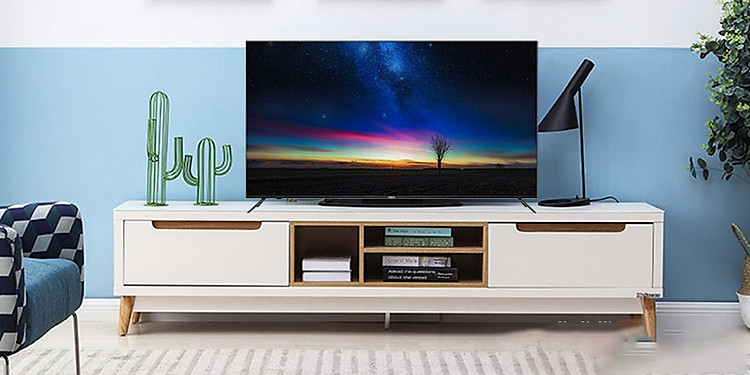 Thiết kế viền mỏng - Android Tivi Aqua 4K 55 inch LE55AQT6600UG