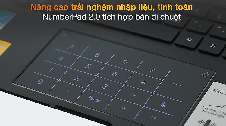Asus ZenBook Flip UX363EA i5 1135G7 (HP726W) - NumberPad