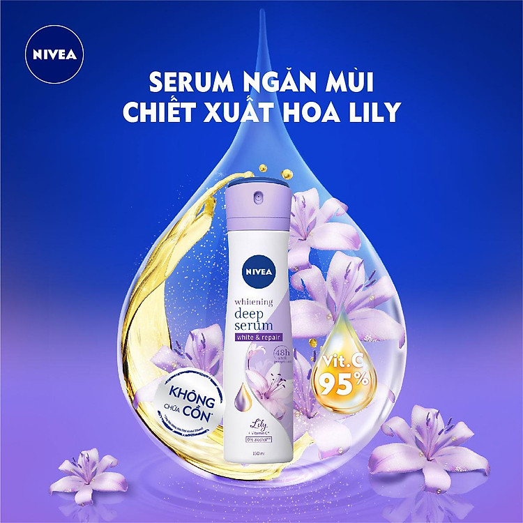 Nivea Whitening Deep Serum Lily Scent