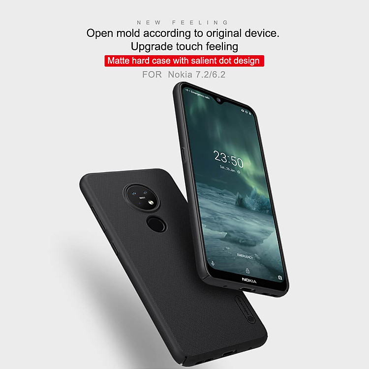 Nillkin Super Frosted Shield Matte cover case for Nokia 7.2, Nokia 6.2