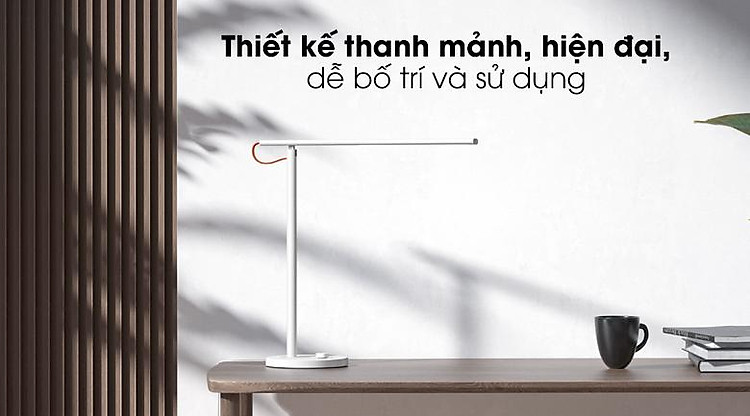 Đèn bàn Xiaomi Mi LED 1S - Thiết kế đèn bàn Xiaomi kiểu thanh phẳng mảnh đẹp