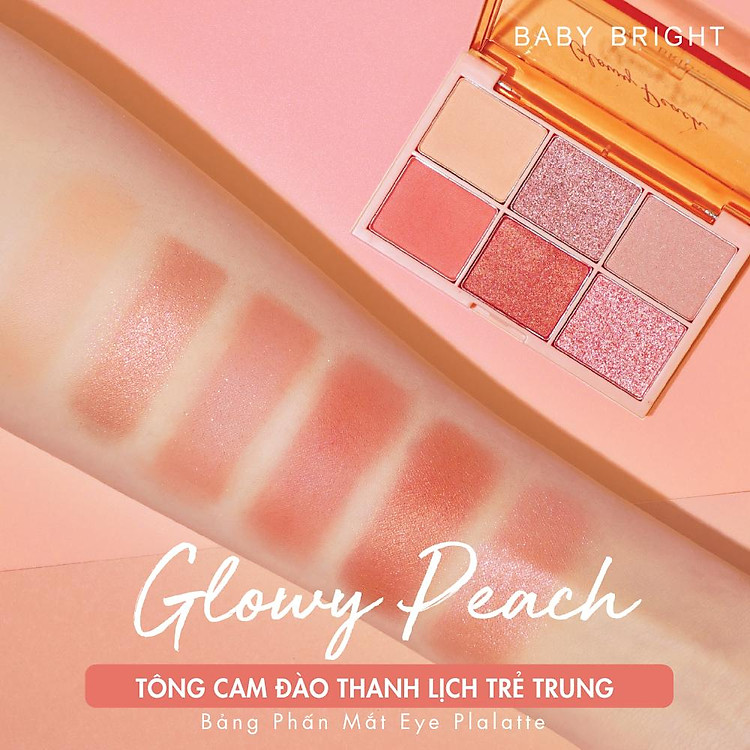 Baby Bright Glowy Peach Eye Palette 0.7g