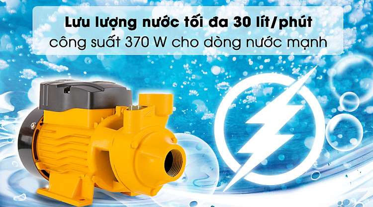 Máy bơm nước tăng áp Tolsen 79970 370W - Lưu lượng nước tối đa