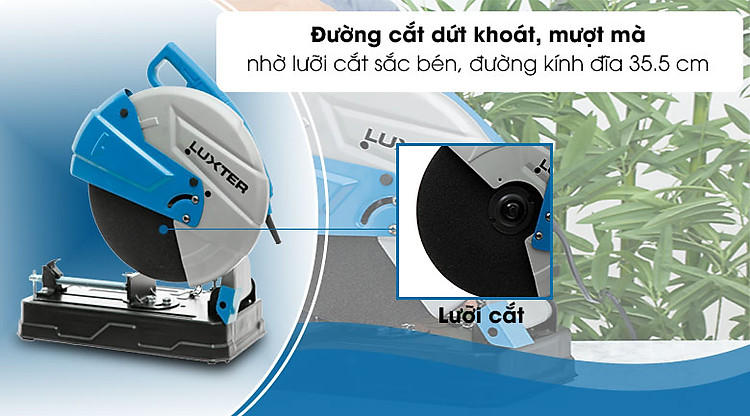 Máy cắt sắt Luxter Wm57410 2600W - Đường kính đĩa cắt
