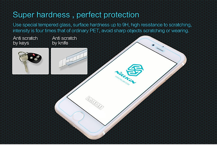 Nillkin Amazing H tempered glass screen protector for Apple iPhone 8 / iPhone 7 / iPhone SE (2020)