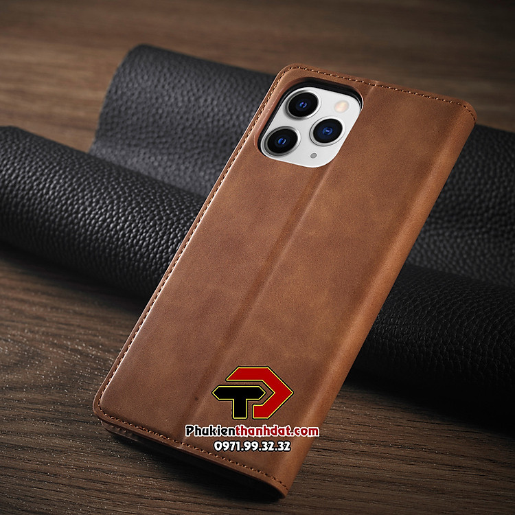 Bao da dạng ví cho iPhone 14  Pro chính hãng Forwenw da thật, có ngăn cài thẻ, đựng tiền - Hàng chính hãng 