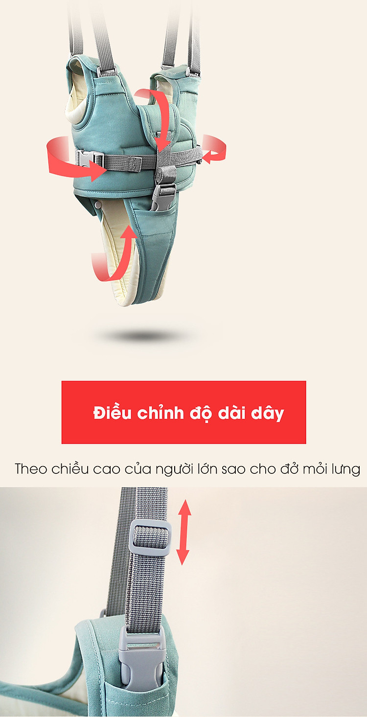 Đai dây tập đi an toàn đa năng UUMU ĐỨC cho bé