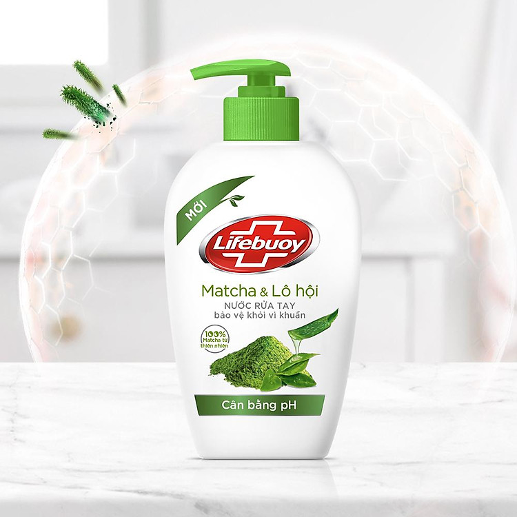 Lifebuoy Hand Wash Matcha & Aloe Vera