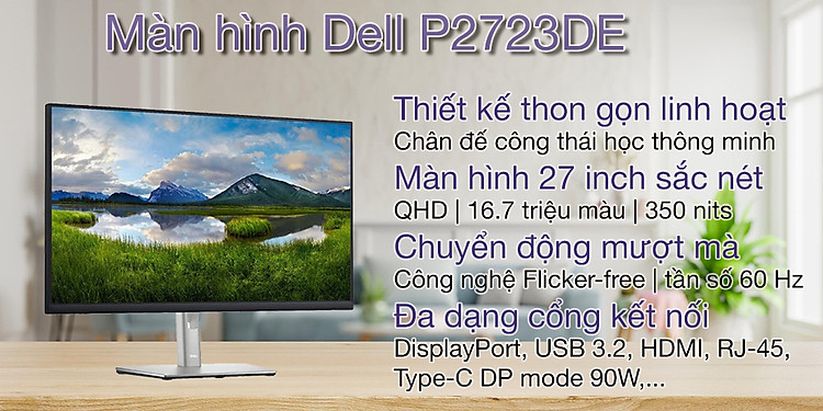 Màn hình Dell P2723DE 1