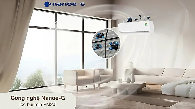 Công nghệ Nanoe-G - Máy lạnh Panasonic Inverter 1 HP CU/CS-XU9BKH-8 Máy lạnh Panasonic Inverter 1 HP CU/CS-XU9BKH-8 - Công nghệ Nanoe-G