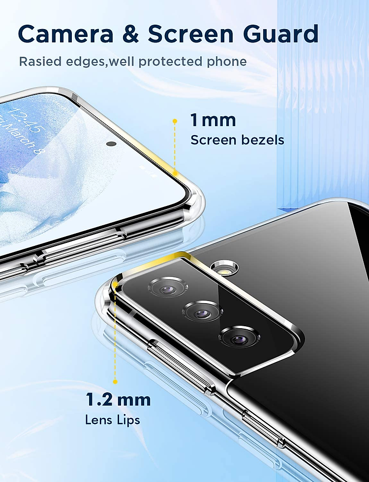 Ốp lưng silicon dẻo cho Samsung Galaxy S21 Plus hiệu Ultra Thin mỏng 0.6mm độ trong tuyệt đối chống trầy xước - Hàng nhập khẩu