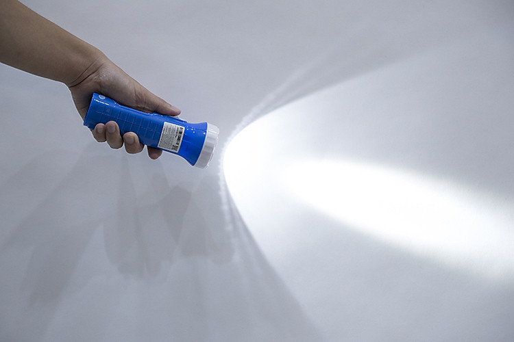 Đèn pin sạc Led DMX DS001 Xanh-3