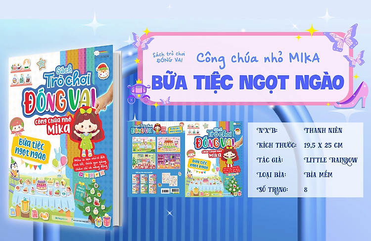 Combo Sách Trò Chơi Đóng Vai Công Chúa Nhỏ Mika (Bộ 6 Cuốn) - MEGA