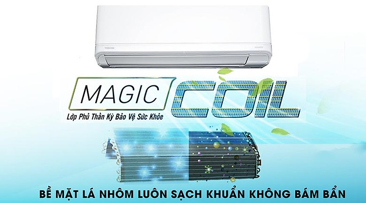 Magic Coil - Máy lạnh Toshiba Inverter 2 HP RAS-H18J2KCVRG-V