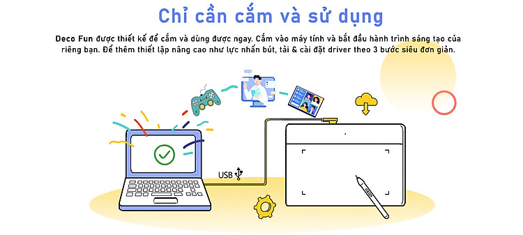 Bảng vẽ điện tử XP-Pen Deco Fun S