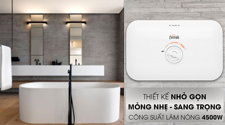 Máy nước nóng Ferroli FS - 4.5TE 4500W