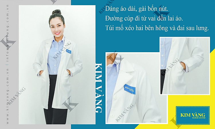 Thông Tin Áo Khoác Blouse Nữ Y Tá May Sẵn Mẫu ABYTBSCS01