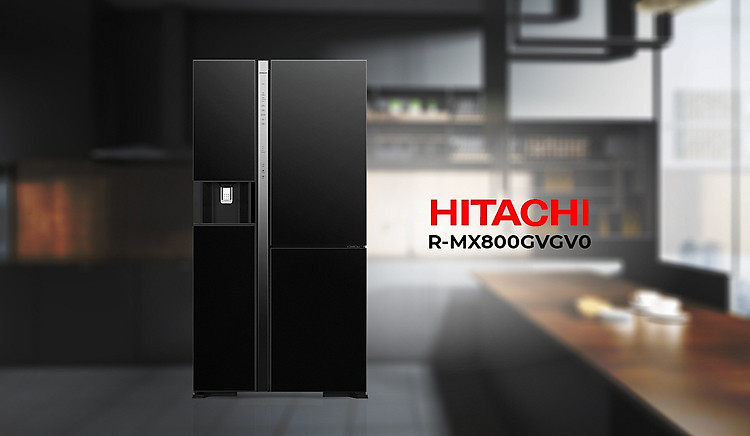 Tủ lạnh Hitachi Inverter 569 lít R-MX800GVGV0(GBK) - Tủ lạnh Side by side