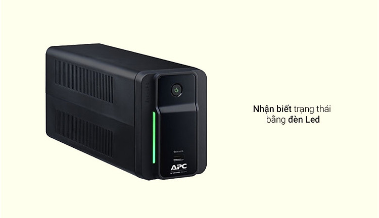 Bộ lưu điện/ UPS APC BVX700LUI-MS 700VA, 230V, AVR, USB Charging Universal Sockets | Nhận biết trạng thái bằng đèn LED