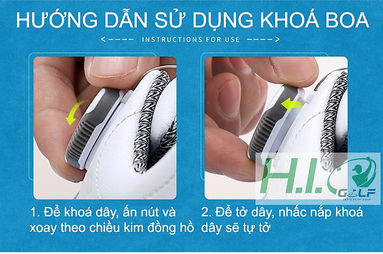 Giầy Golf nam PGM khoá BOA chống nước PGM XZ101